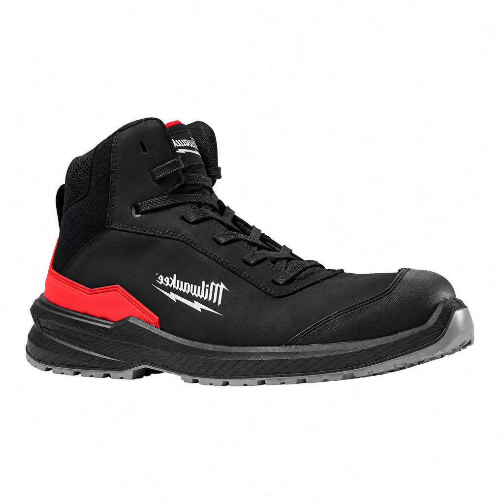 Scarpe antinfortunistiche Milwaukee Flextred S3 – scarpa antinfortunistica alta in pelle classe S3 colore nero – Ferraro Srl