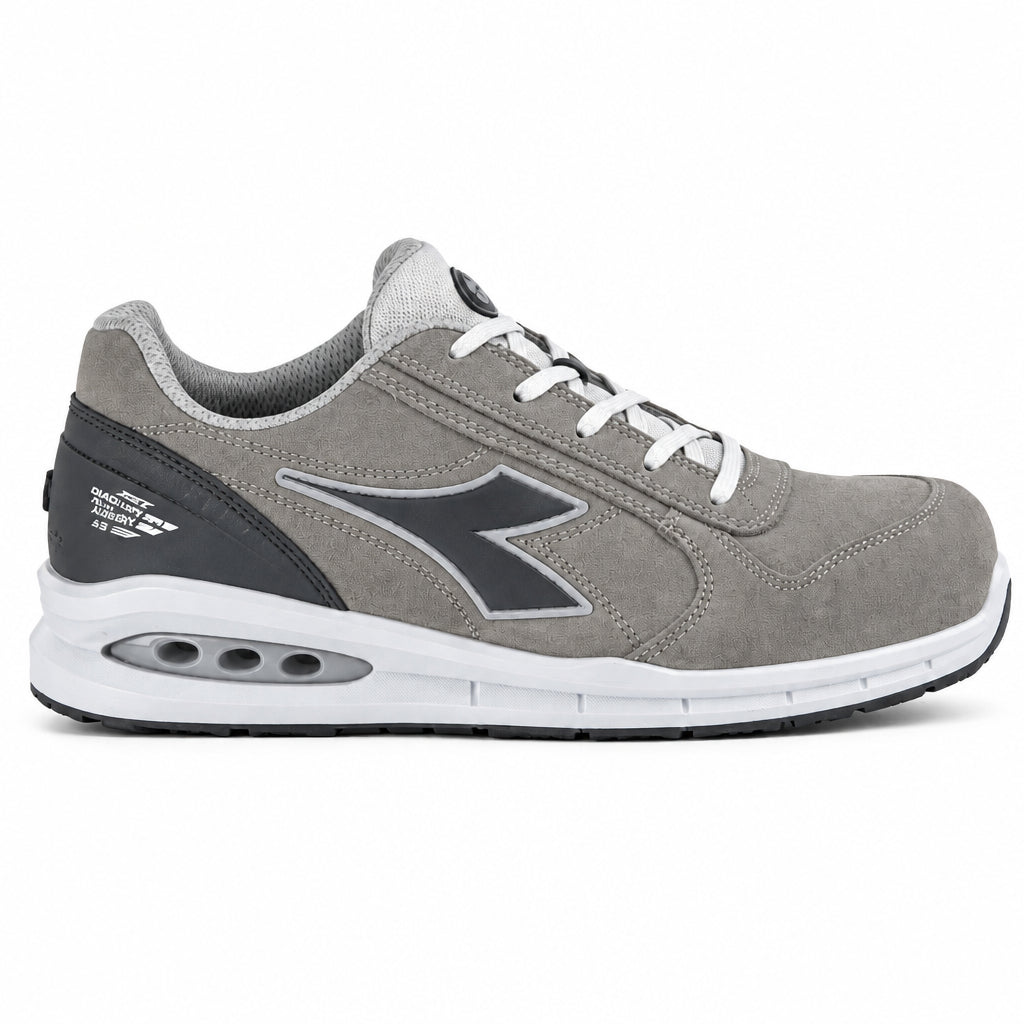 Scarpe antinfortunistiche Diadora Run Net Airbox S3 – colore grigio – Ferraro Srl