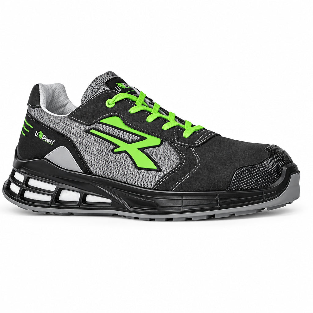 Scarpe antinfortunistiche U-Power Egon S1 – scarpa antinfortunistica bassa in scamosciato e tessuto classe S1 – Ferraro Srl