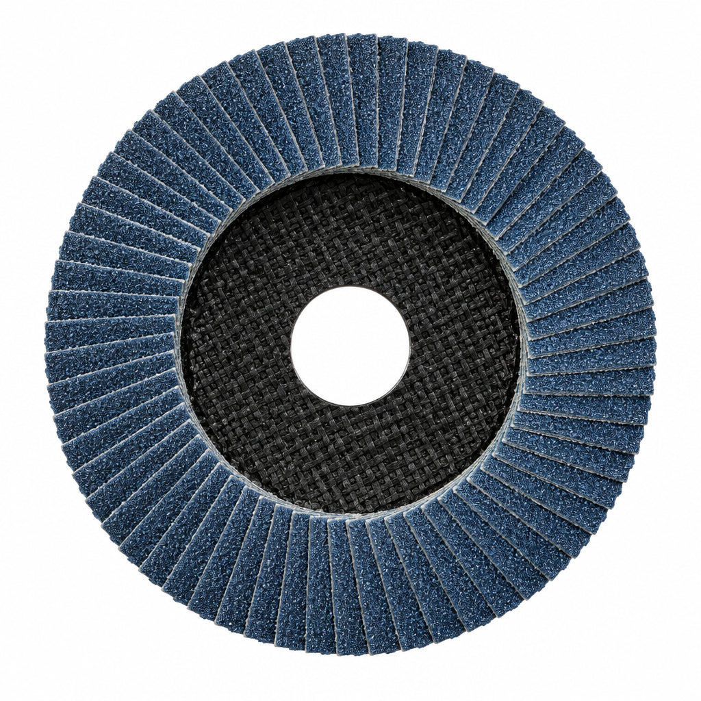 Disco lamellare Milwaukee 115 mm – vista delle lamelle abrasive – Ferraro Srl