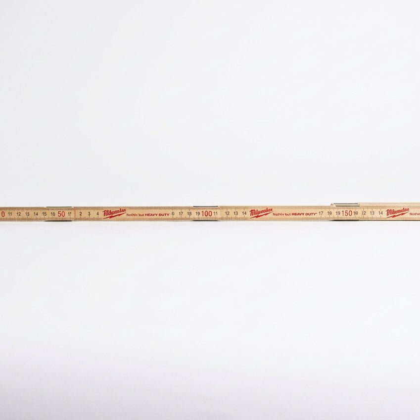 Doppiometro legno 2 mt. Milwaukee - Ferraro Srl