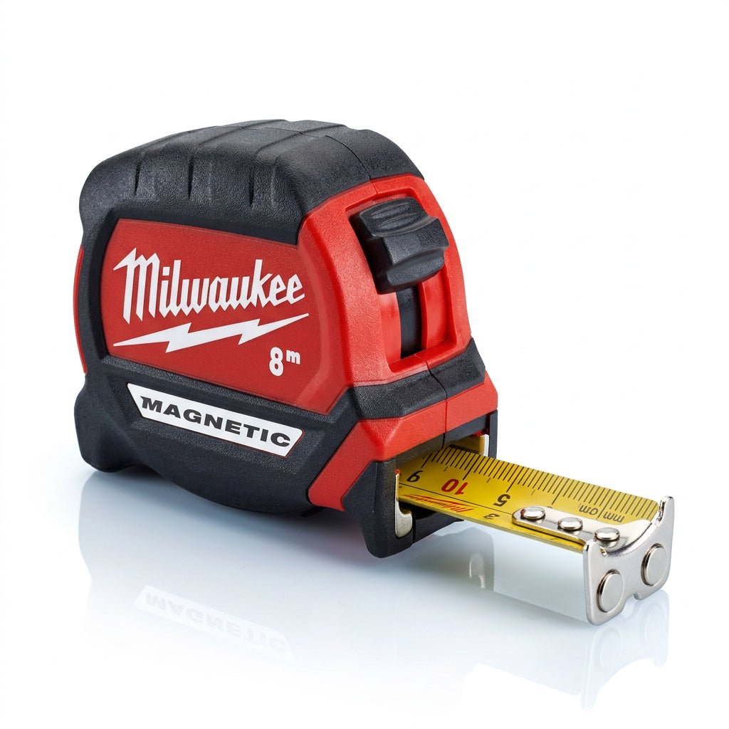 Flessometro 8 mt. 27 mm. magnetico Milwaukee - Ferraro Srl