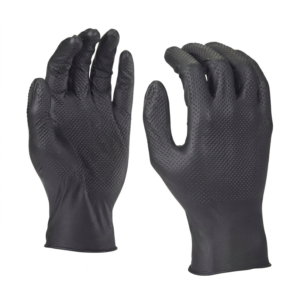 Guanti monouso nitrile Tg. 9/L Milwaukee 50 pz - Ferraro Srl